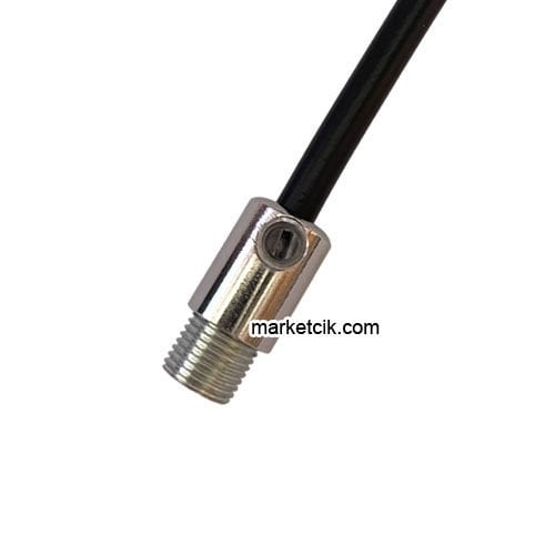 E14 E27 Duylar ve Kablolar İçin İthal Küçük Metal Krom Kablo Kilidi