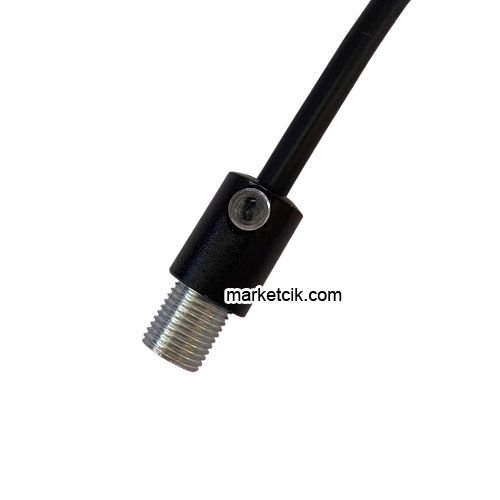 E14 E27 Duylar ve Kablolar İçin Küçük Metal Siyah Kablo Kilidi