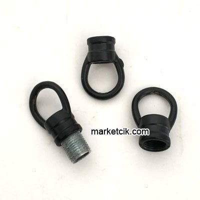 Marketcik Duy Avize Nipel İçin Siyah Askı Aparatı