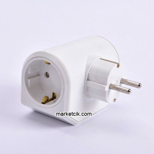 Viko by Panasonic Yonca Plus Beyaz Üçlü Topraklı Priz