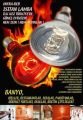 General-Tungsram 250 Watt İnfrared Isıtan Lamba-Ampul, Şeffaf Işık