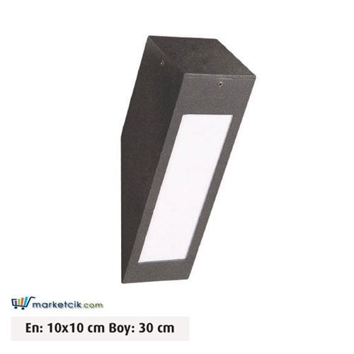 Ayaz 30x10 Bollard Park Bahçe Aydınlatma Duvar Apliği