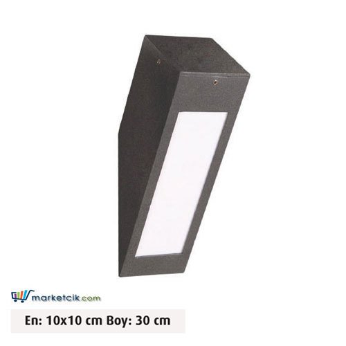 Ayaz 30x10 Bollard Park Bahçe Aydınlatma Duvar Apliği