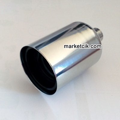 Marketcik Dekoratif Metal Krom Lale E27 Duy ve Demir Kablo Kilitli