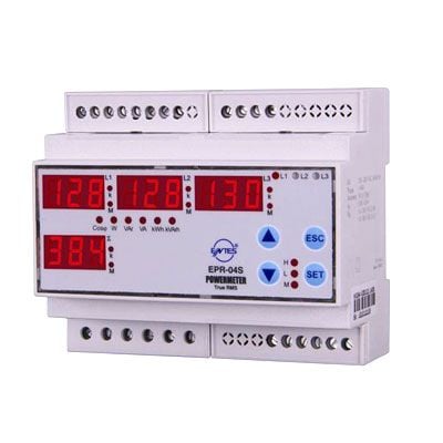 Entes EPR-04S-DIN Güç ve Enerji Ölçer