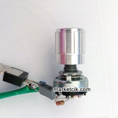 Marketcik Krom Işık Ayar Butonu Kablolu Seyyar Tas Dimmer