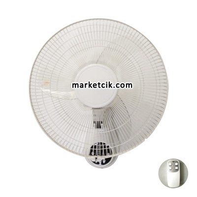 50 Watt 3 Fonksiyonlu Kumandalı Duvar Tipi Vantilatör