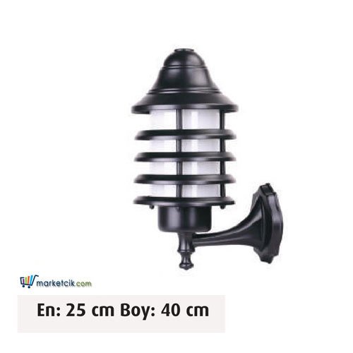 Ayaz 40x25 Bollard Park Bahçe Aydınlatma Duvar Apliği