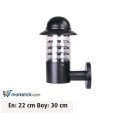 Ayaz 30x22 Bollard Park Bahçe Aydınlatma Duvar Apliği