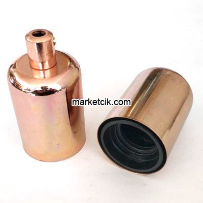 Marketcik Dekoratif Metal Bakır Lale E27 Duy