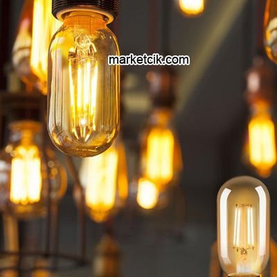 Edison Dekoratif Led Ampul 6-7 Watt E27 Duy, T45 Gemici Ampul Modeli