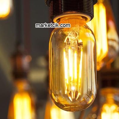 Edison Dekoratif Led Ampul 6 Watt E27 Duy, T45 Gemici Ampul Modeli