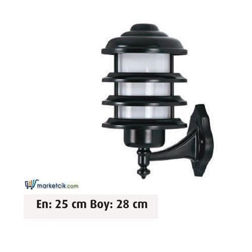 Ayaz 28x25 Bollard Park Bahçe Aydınlatma Duvar Apliği