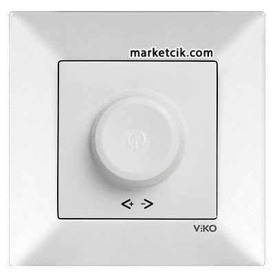 VİKO by Panasonic Meridian Krem 600 Watt Rotatif Dimmer Priz