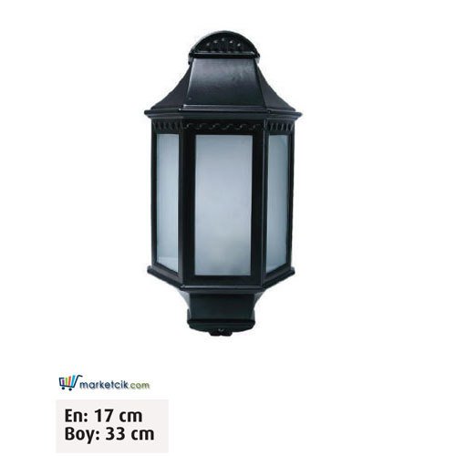 Ayaz 33x17 Bollard Park Bahçe Aydınlatma Duvar Apliği