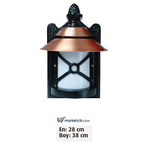 Ayaz 38x28 Bollard Park Bahçe Aydınlatma Duvar Apliği