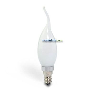 Ecolite 28 Watt E14 Klasik Kıvrık Soft Normal Halojen Avize Ampulü, 40 Watt Işık