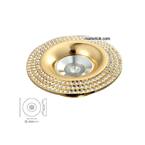 Marketcik MR4015 Sıva Altı Dekoratif Gold Led Spot Armatür Beyaz-Günışığı Işık