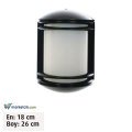 Ayaz 26x18 Bollard Park Bahçe Aydınlatma Duvar Apliği