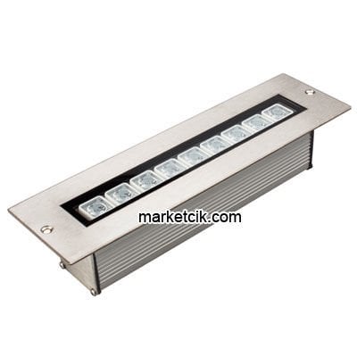 9 Watt Sıva Altı Led Wallwasher Duvar Boyama Aydınlatma Armatürü, Beyaz-Günışığı-Mavi-Kırmızı-Yeşil-Amber Işık