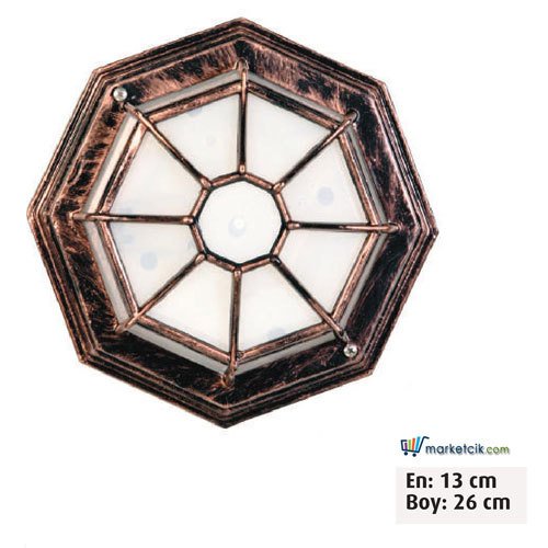 Ayaz 26x13 Bollard Park Bahçe Aydınlatma Duvar Apliği