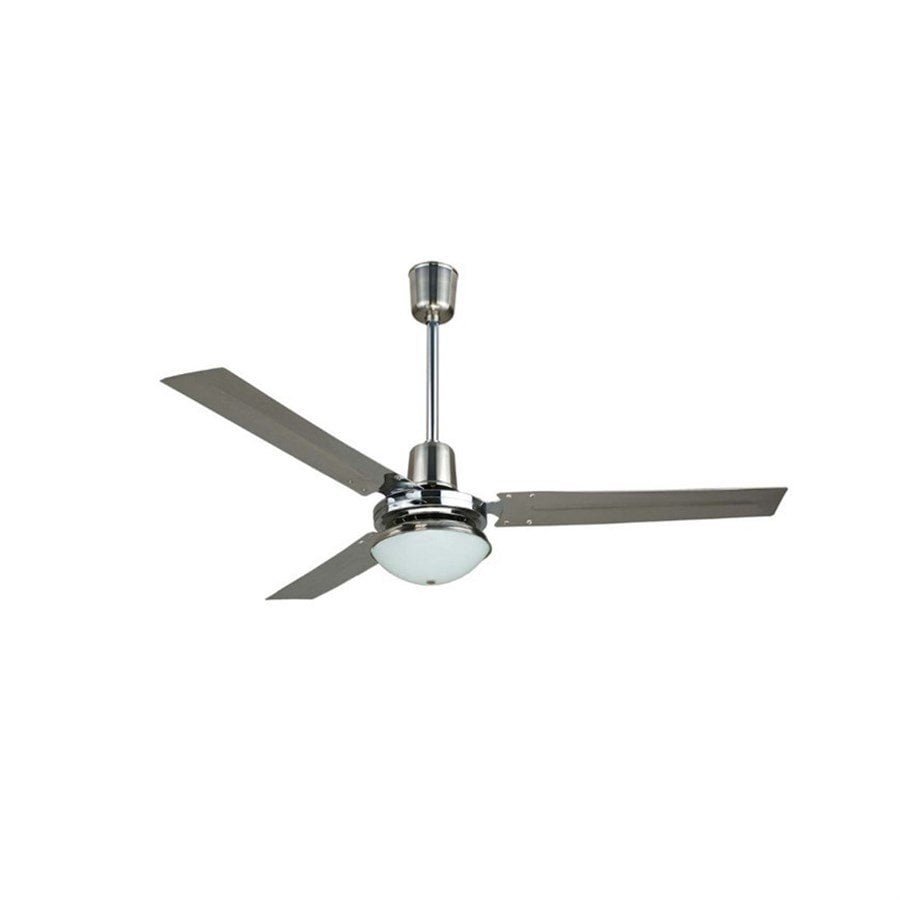 Kaşkar K48010 Aydınlatmalı 3 Kanatlı Tavan Vantilatörü Sate Nikel Renk