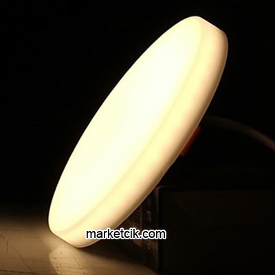 Cata CT-5661 20 Watt Sıva Altı Yuvarlak Çerçevesiz Led Panel Armatür Günışığı-Beyaz Işık Ayarlanabilir Montajlı
