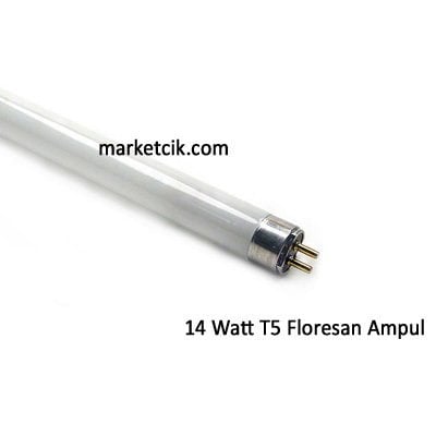 Osram-Philips-General 14 Watt T5 Floresan Ampul 827 Sarı Işık, 20 li Paket