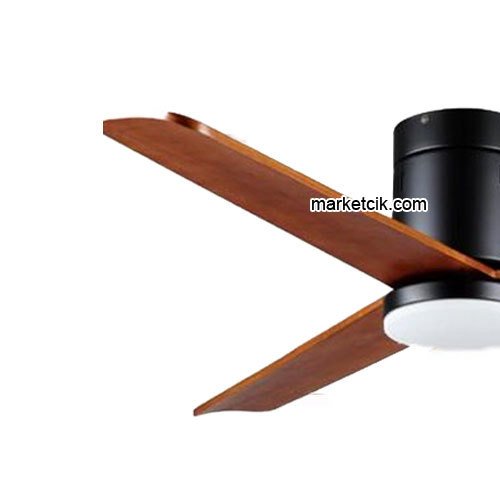 Kaşkar D52033L Aydınlatmalı 3 Ağaç Kanatlı Kumandalı Tavan Vantilatörü