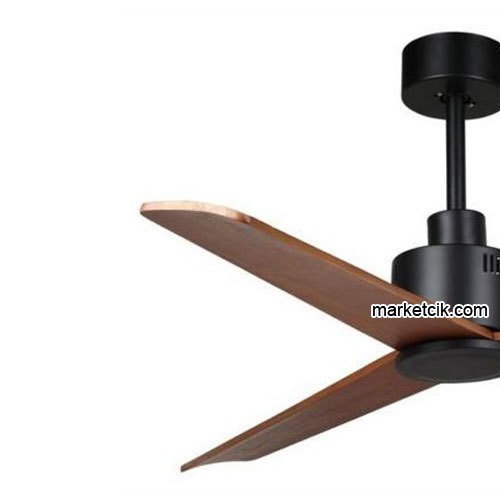 Kaşkar-Taflan D52033 Aydınlatmasız 3 Ağaç Kanatlı Kumandalı Tavan Vantilatörü