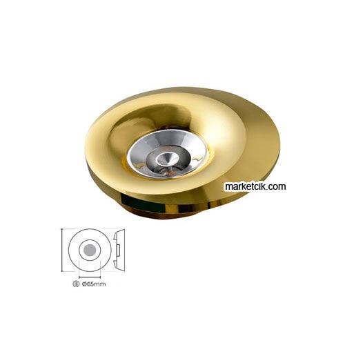 Marketcik MR4026 Sıva Altı Dekoratif Gold Led Spot Armatür Beyaz-Günışığı Işık