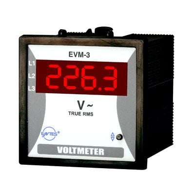 Entes EVM-3S-72 3 Fazlı Voltmetre Ölçüm Cihazı