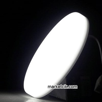 Cata CT-5663 35 Watt Sıva Altı Yuvarlak Çerçevesiz Led Panel Armatür Günışığı-Beyaz Işık Ayarlanabilir Montajlı Beyaz