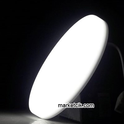 Cata CT-5663 35 Watt Sıva Altı Yuvarlak Çerçevesiz Led Panel Armatür Günışığı-Beyaz Işık Ayarlanabilir Montajlı Beyaz