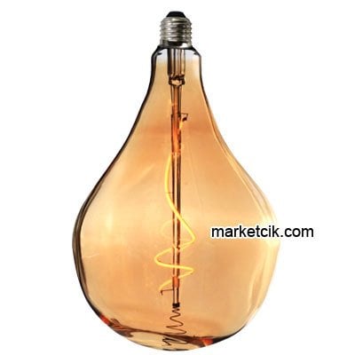 Heka Bal Camlı G150 Glop Dekoratif Led Rustik Ampul