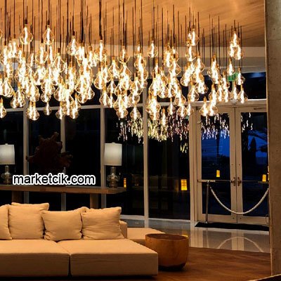 Heka Bal Camlı G150 Glop Dekoratif Led Rustik Ampul