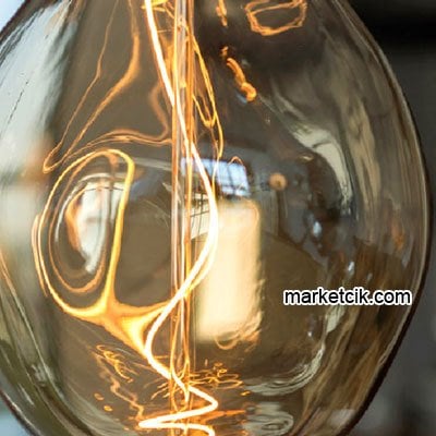 Heka Füme Camlı G150 Glop Dekoratif Led Rustik Ampul