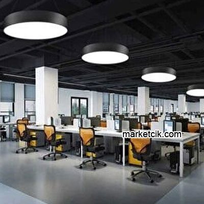 50 cm 37 Watt Sarkıt Led Davul Linear Aydınlatma Armatürü Beyaz Işık