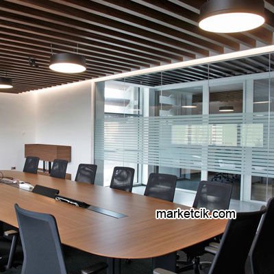 50 cm 37 Watt Sarkıt Led Davul Linear Aydınlatma Armatürü Beyaz Işık