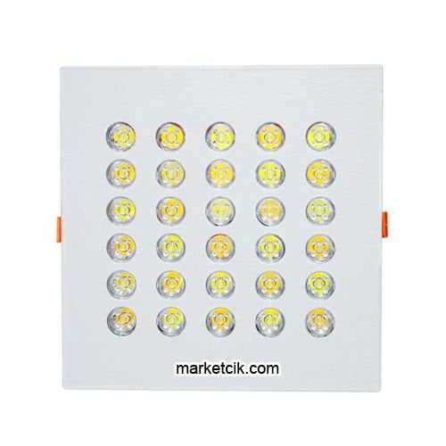 Marketcik 54 Watt Beyaz Kasa Kare Kuyumcu Vitrin Led Aydınlatma