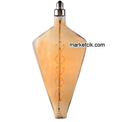 Heka Bal Camlı Huni Model Dekoratif Led Rustik Ampul