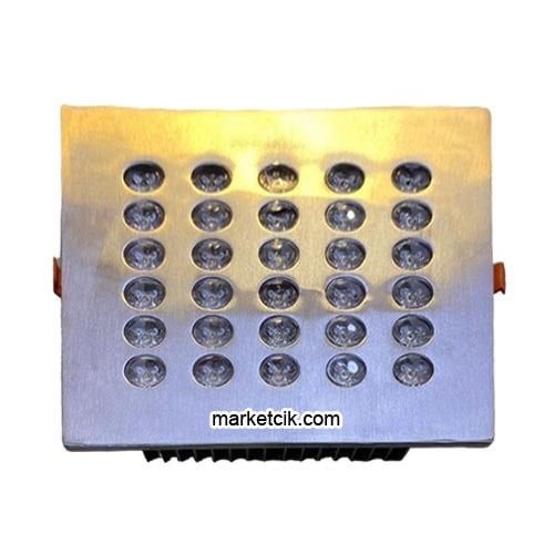 Marketcik 54 Watt Krom Kasa Kare Kuyumcu Vitrin Led Aydınlatma