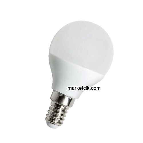 4-6 Watt E14 Duy Led Top Ampul, Avize Tipi Ampul, Beyaz Işık