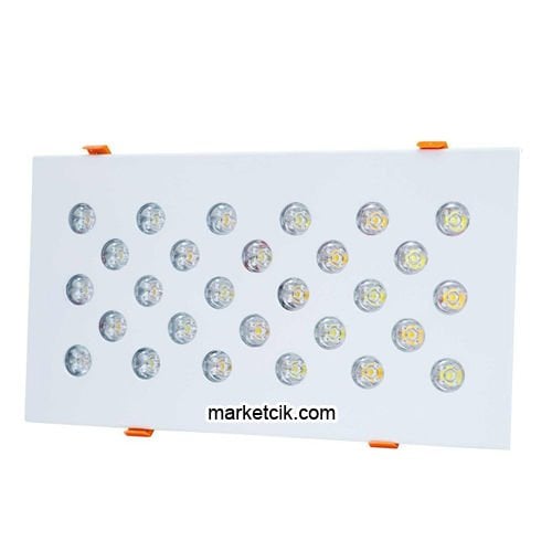 Marketcik 54 Watt Beyaz Kasa Dikdörtgen Kuyumcu Vitrin Led Aydınlatma