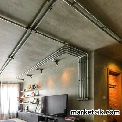 Marketcik Alüminyum Döküm Sıva Üstü Kapaklı Topraklı Priz