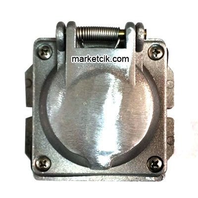 Marketcik Alüminyum Döküm Sıva Üstü Kapaklı Topraklı Priz