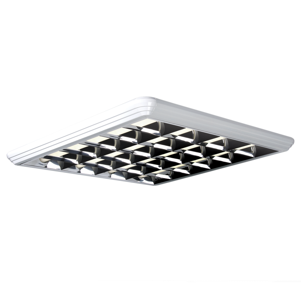 Pelsan 2x36 W Sıva Üstü Dekolamp Çift parabolik Armatür  Elektronik Balast