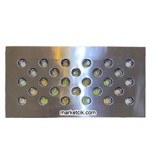 Marketcik 54 Watt Krom Kasa Dikdörtgen Kuyumcu Vitrin Led Aydınlatma