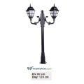 Ayaz 120x80 ABS Çıtalı Fenerli Park Bahçe Aydınlatma ve Çim Direği