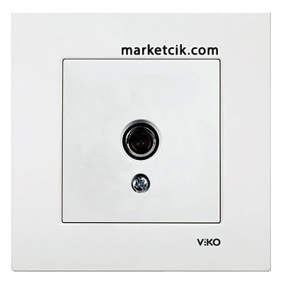 Viko by Panasonic Karre Krem TV Prizi Geçişli 8 dB